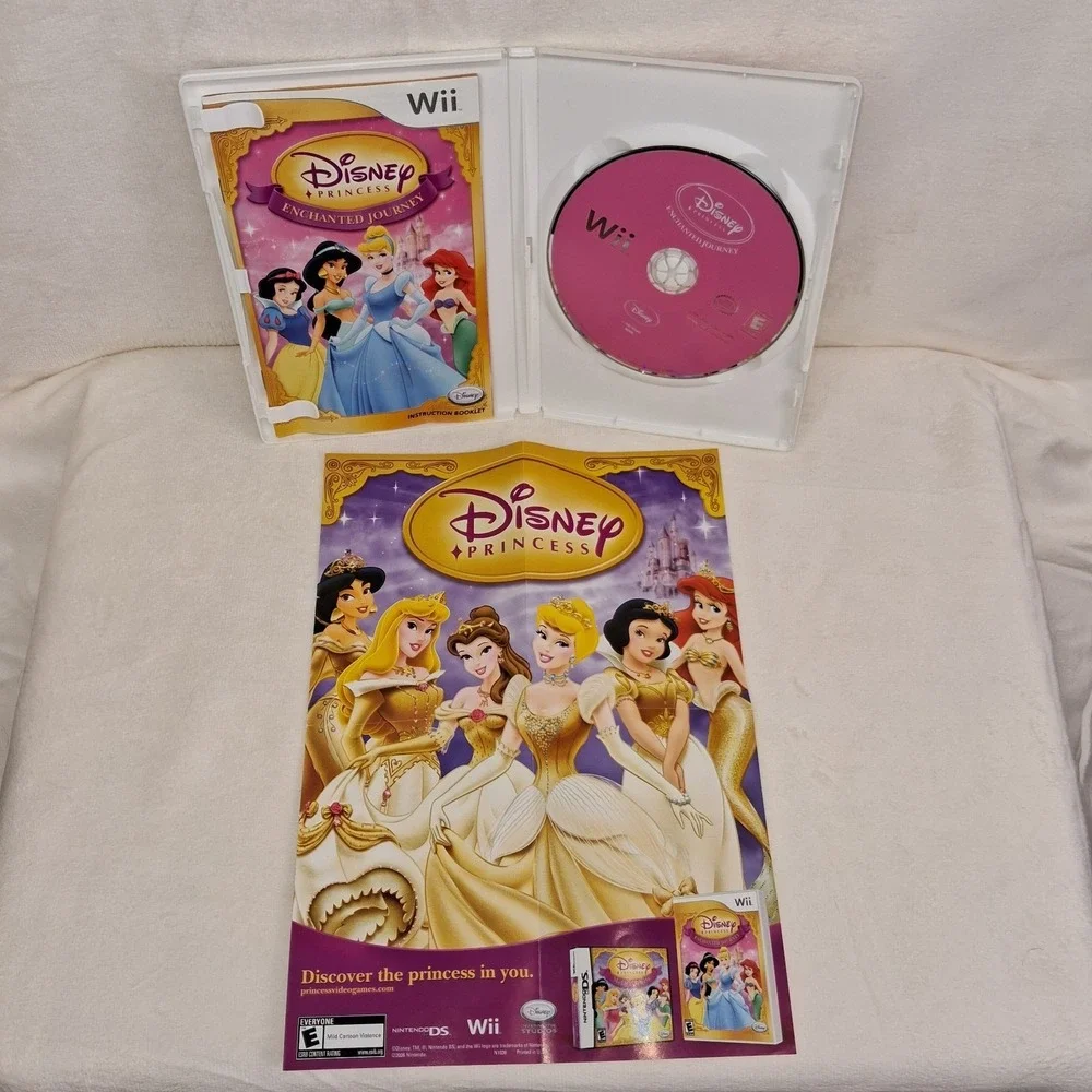 Disney Princess Enchanted Journey  Nintendo Wii Game Manual Included